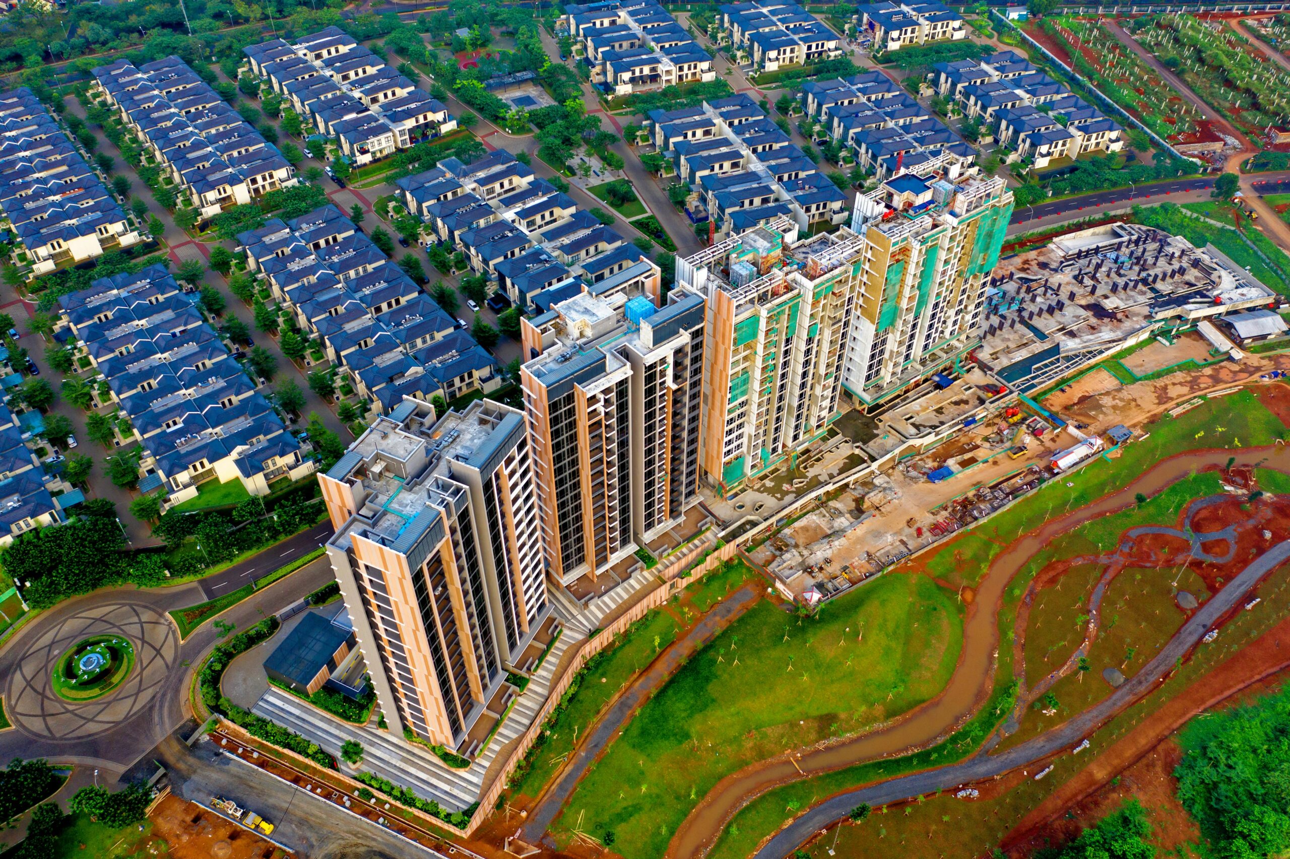 Architectural rendering of a modern under-construction residential building in Turkey, symbolizing a secure real estate investment for foreign buyers